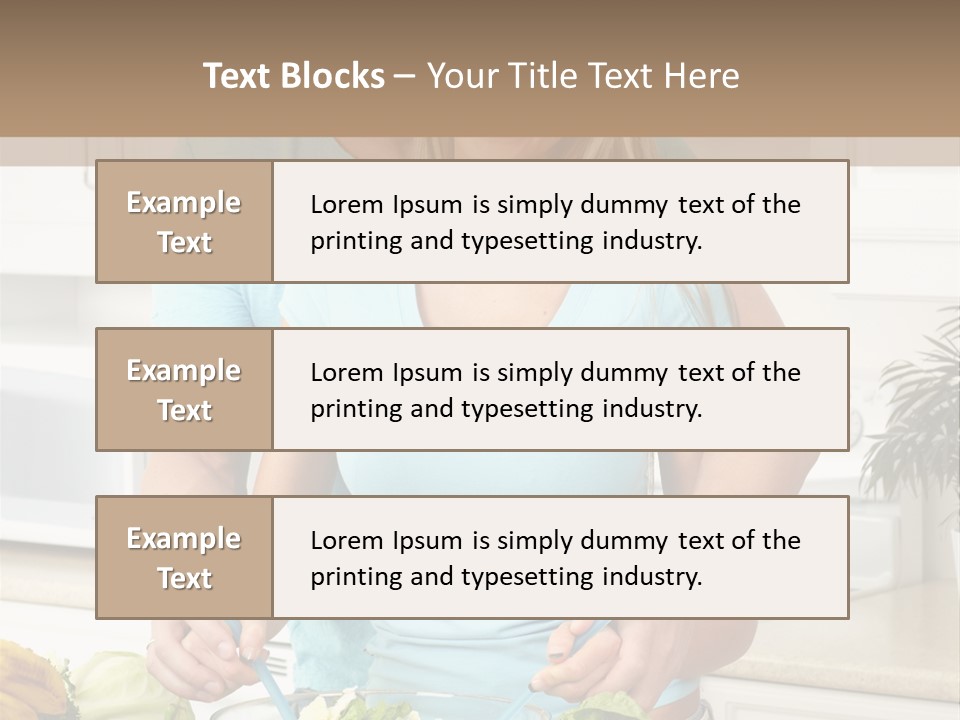 Diet People Portrait PowerPoint Template
