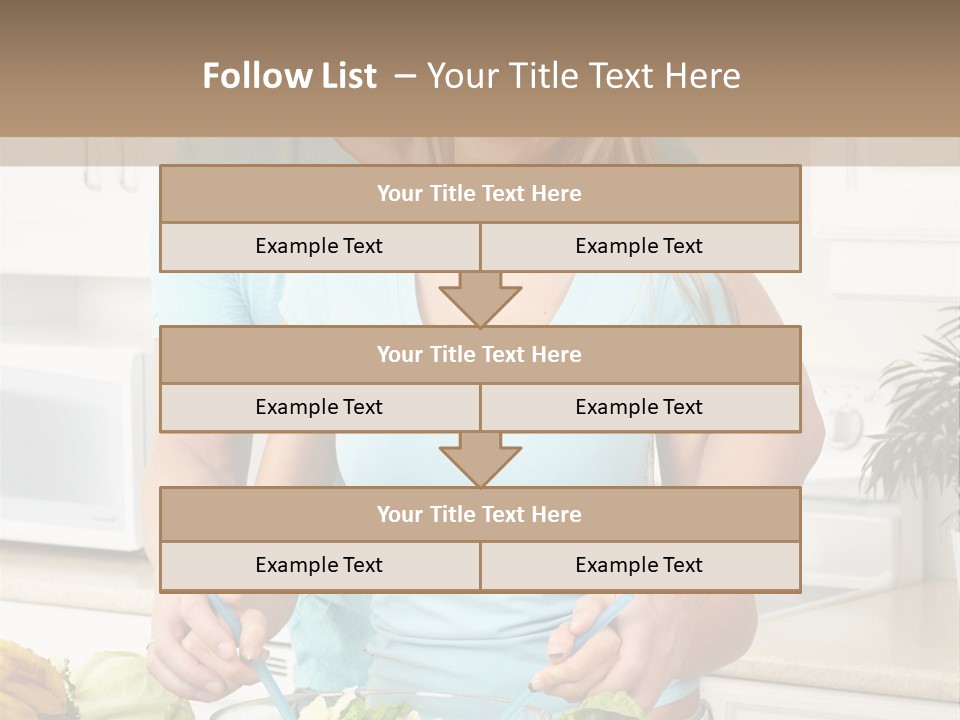 Diet People Portrait PowerPoint Template