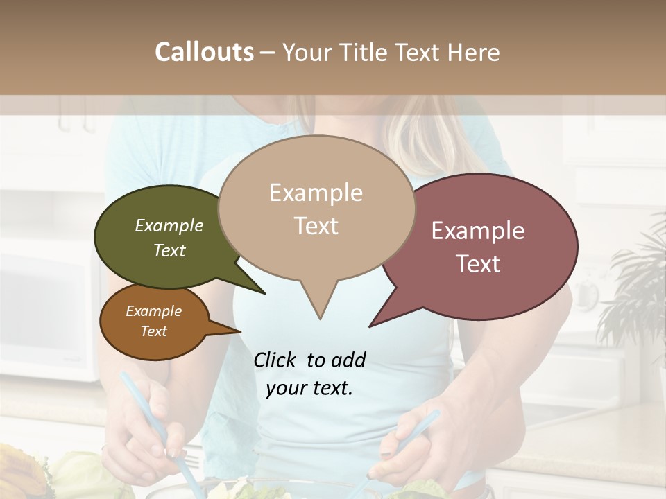 Diet People Portrait PowerPoint Template