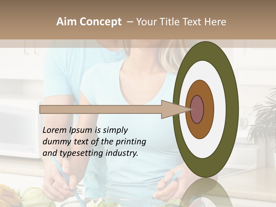 Diet People Portrait PowerPoint Template