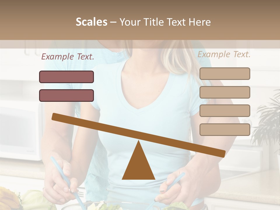 Diet People Portrait PowerPoint Template