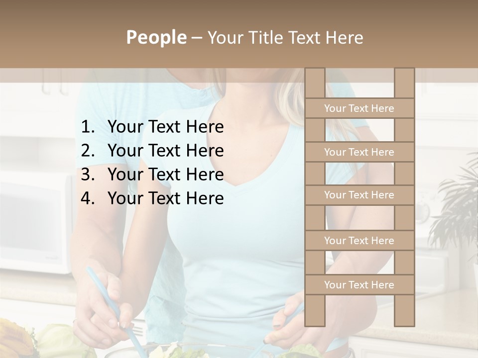 Diet People Portrait PowerPoint Template