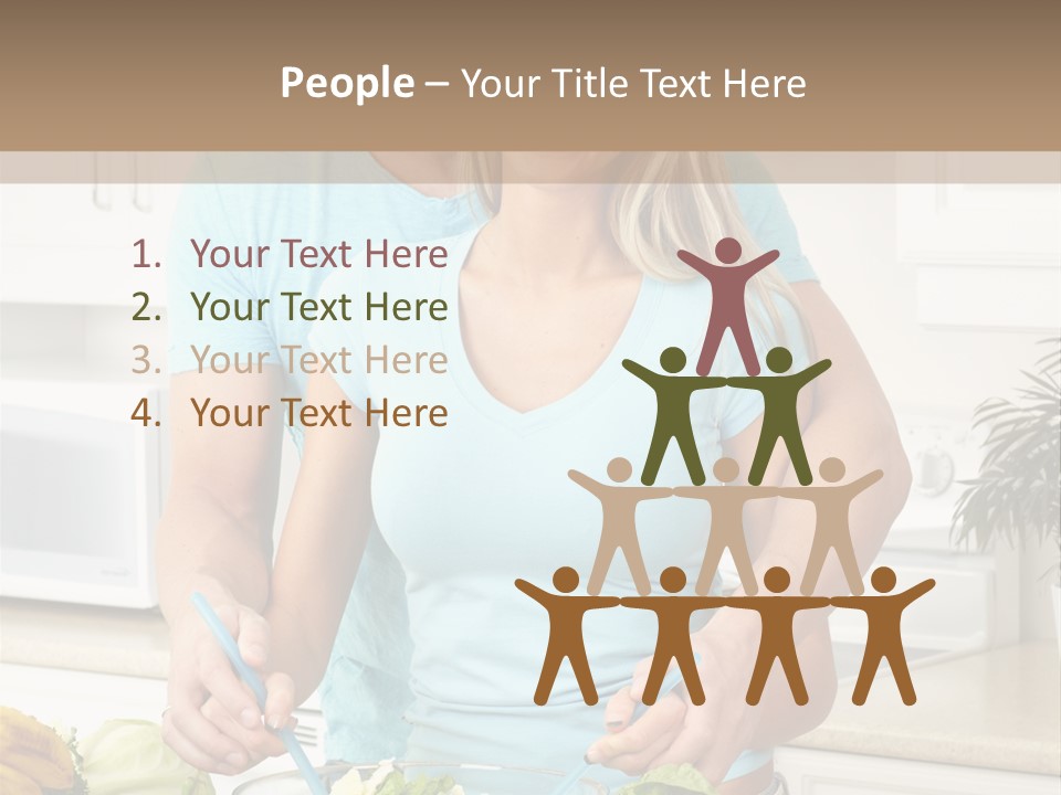 Diet People Portrait PowerPoint Template