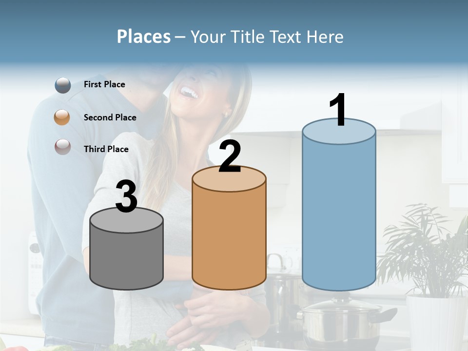 People Greens Couple PowerPoint Template