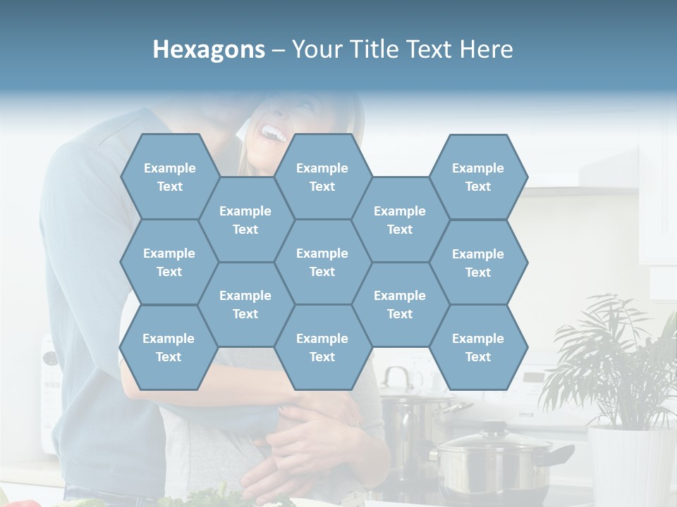 People Greens Couple PowerPoint Template