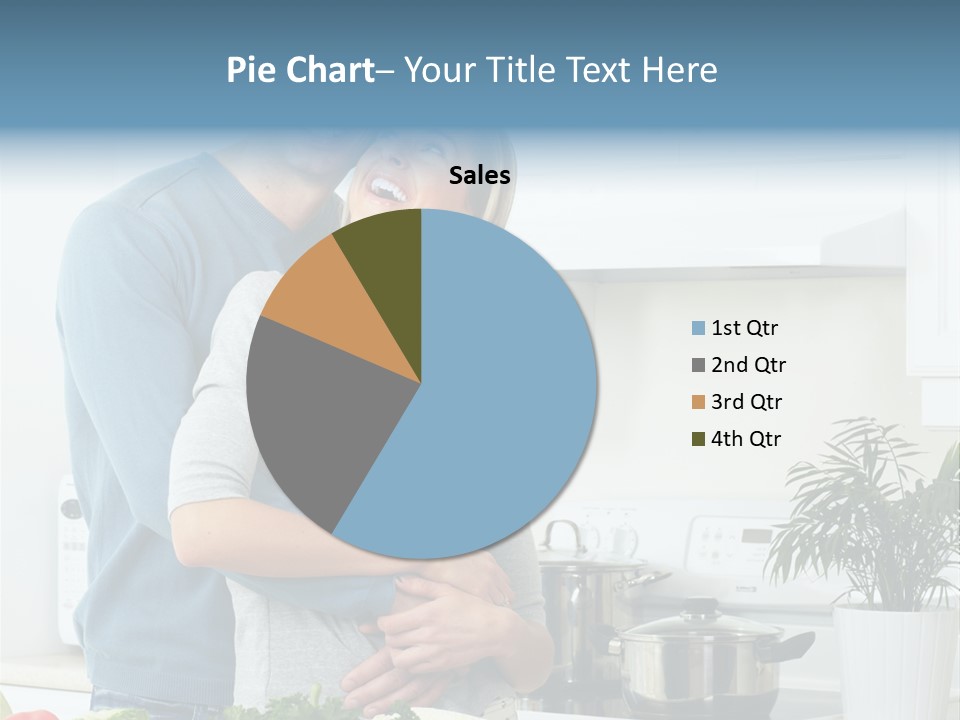 People Greens Couple PowerPoint Template