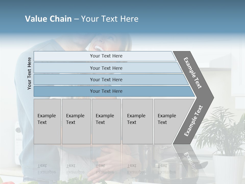 People Greens Couple PowerPoint Template