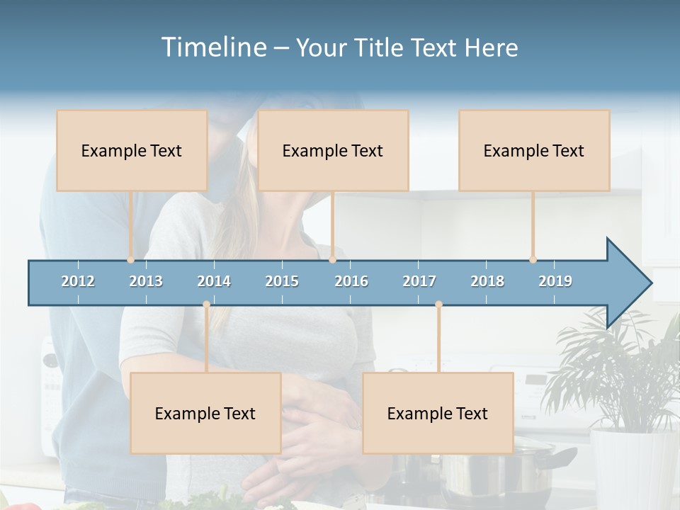 People Greens Couple PowerPoint Template