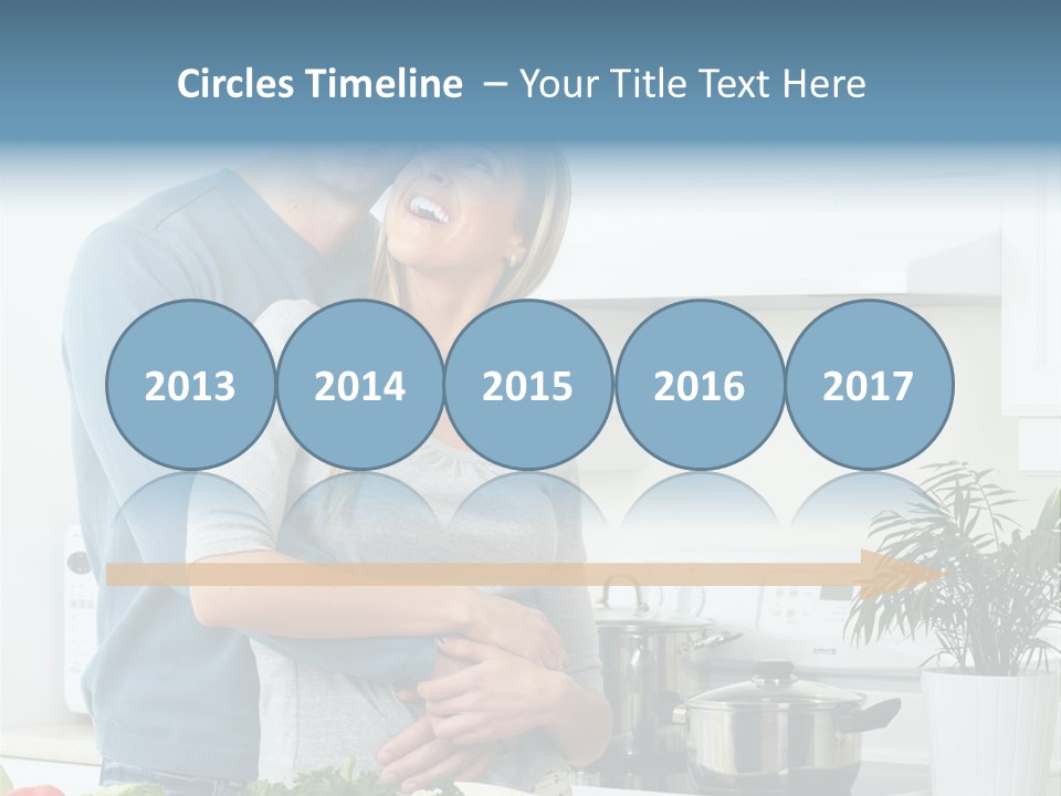 People Greens Couple PowerPoint Template