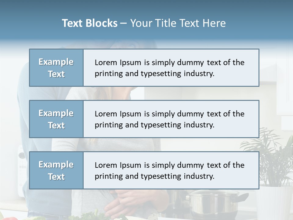 People Greens Couple PowerPoint Template