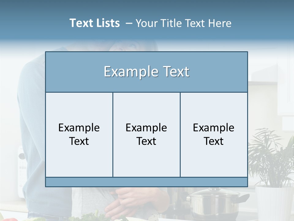 People Greens Couple PowerPoint Template