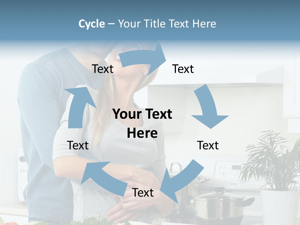 People Greens Couple PowerPoint Template