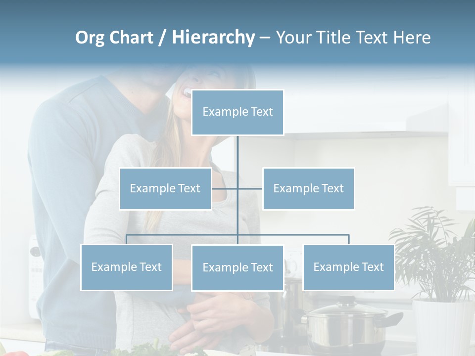 People Greens Couple PowerPoint Template