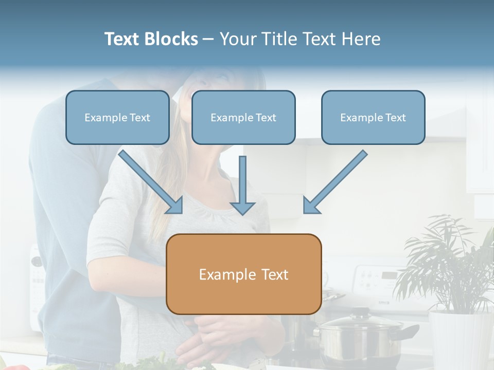 People Greens Couple PowerPoint Template