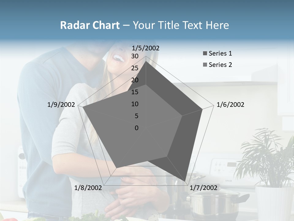 People Greens Couple PowerPoint Template