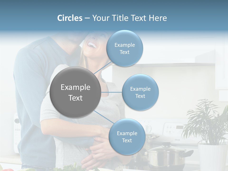 People Greens Couple PowerPoint Template