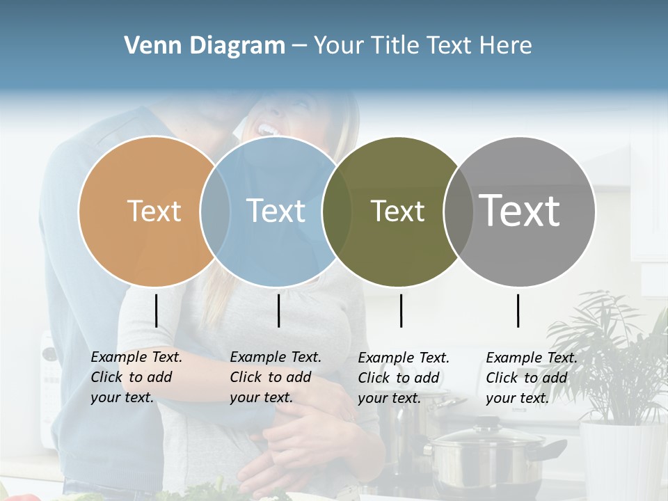 People Greens Couple PowerPoint Template