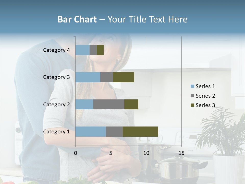 People Greens Couple PowerPoint Template