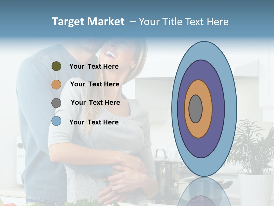 People Greens Couple PowerPoint Template