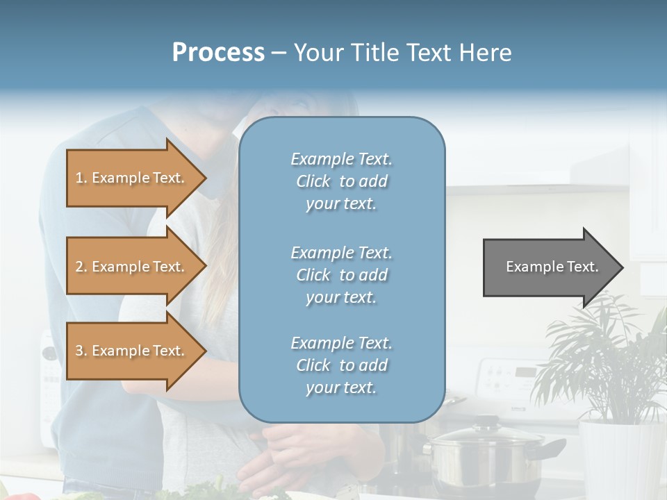 People Greens Couple PowerPoint Template