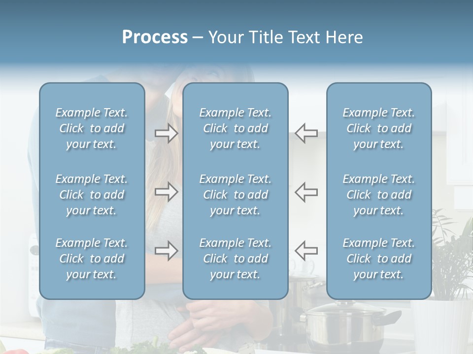 People Greens Couple PowerPoint Template