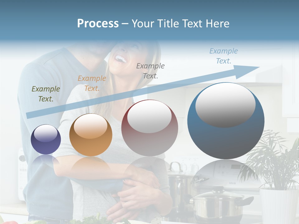 People Greens Couple PowerPoint Template