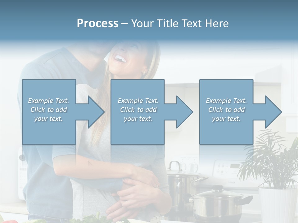 People Greens Couple PowerPoint Template