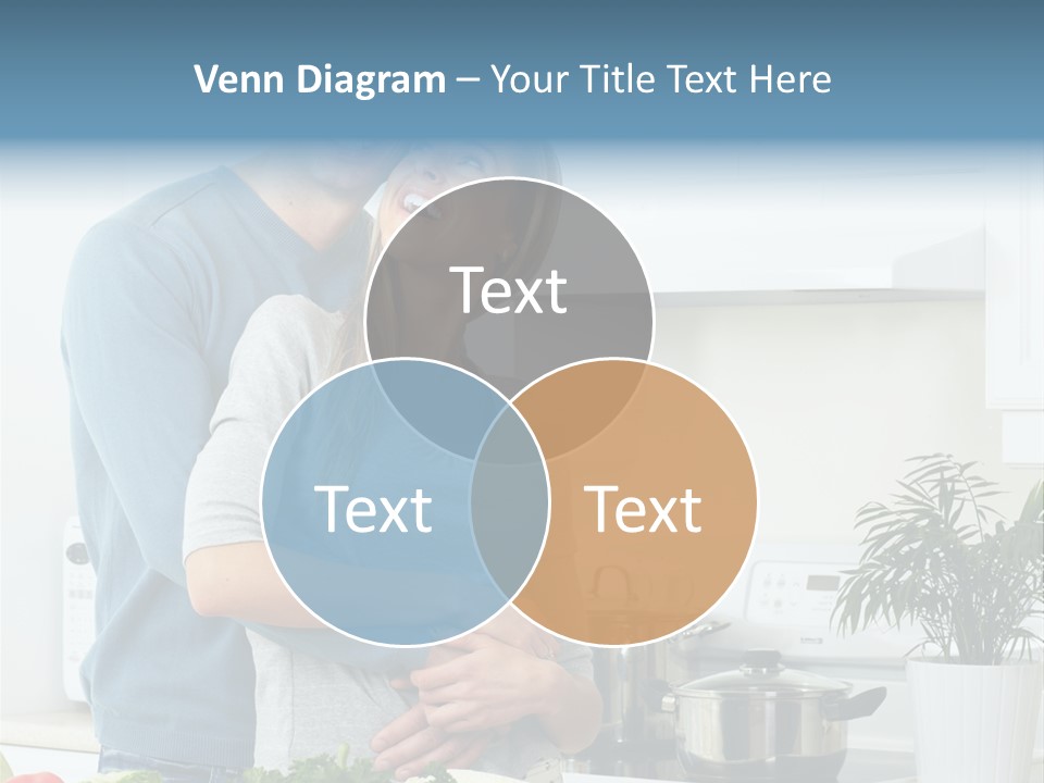 People Greens Couple PowerPoint Template