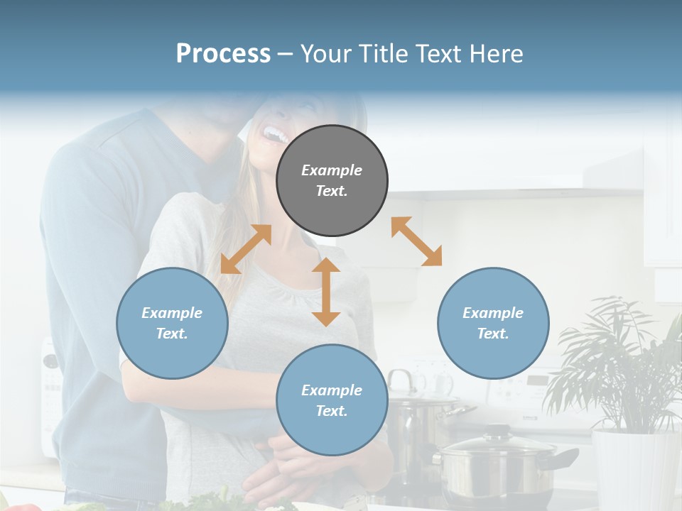 People Greens Couple PowerPoint Template