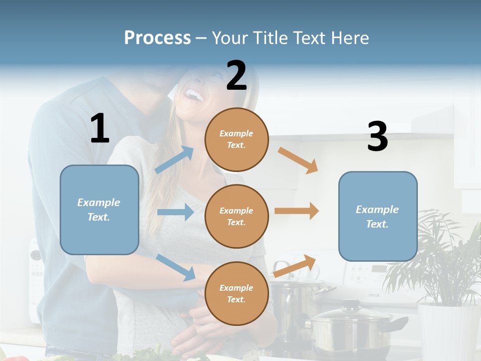 People Greens Couple PowerPoint Template