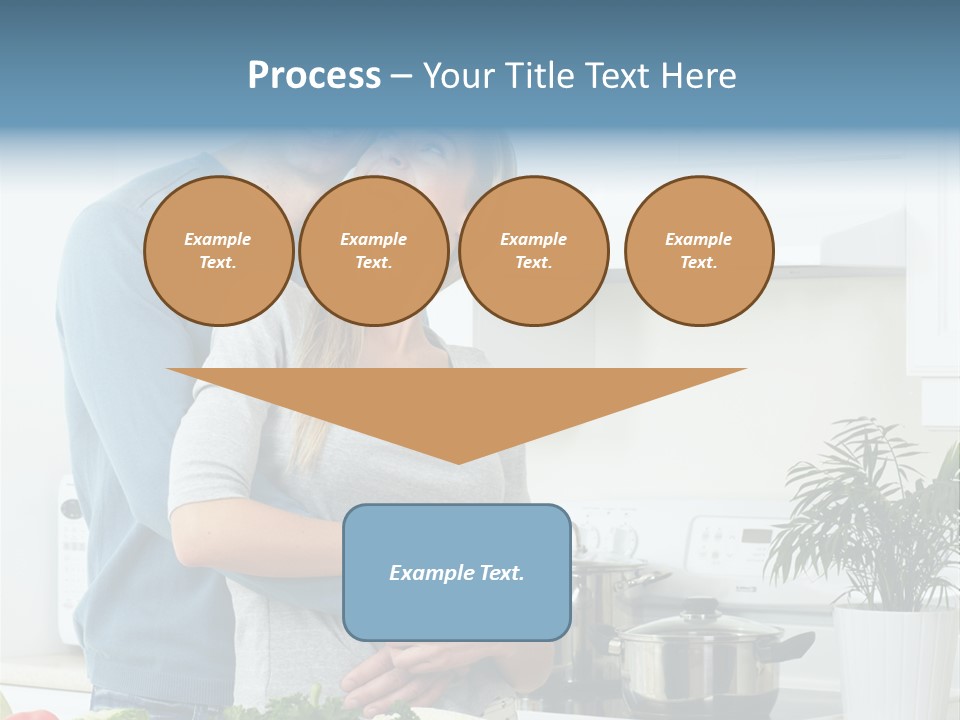 People Greens Couple PowerPoint Template