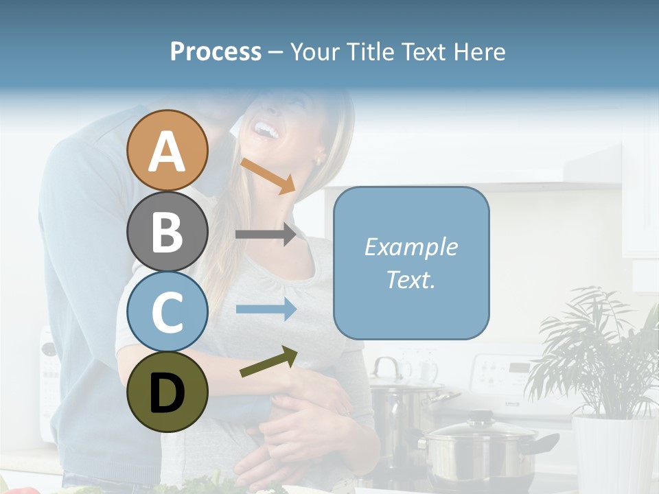 People Greens Couple PowerPoint Template