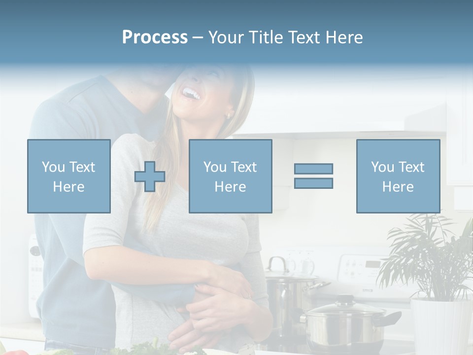 People Greens Couple PowerPoint Template
