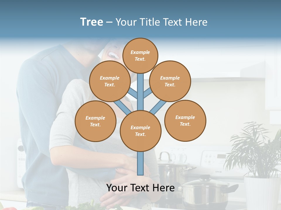 People Greens Couple PowerPoint Template