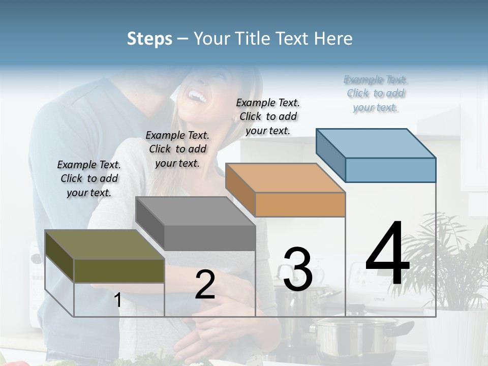 People Greens Couple PowerPoint Template