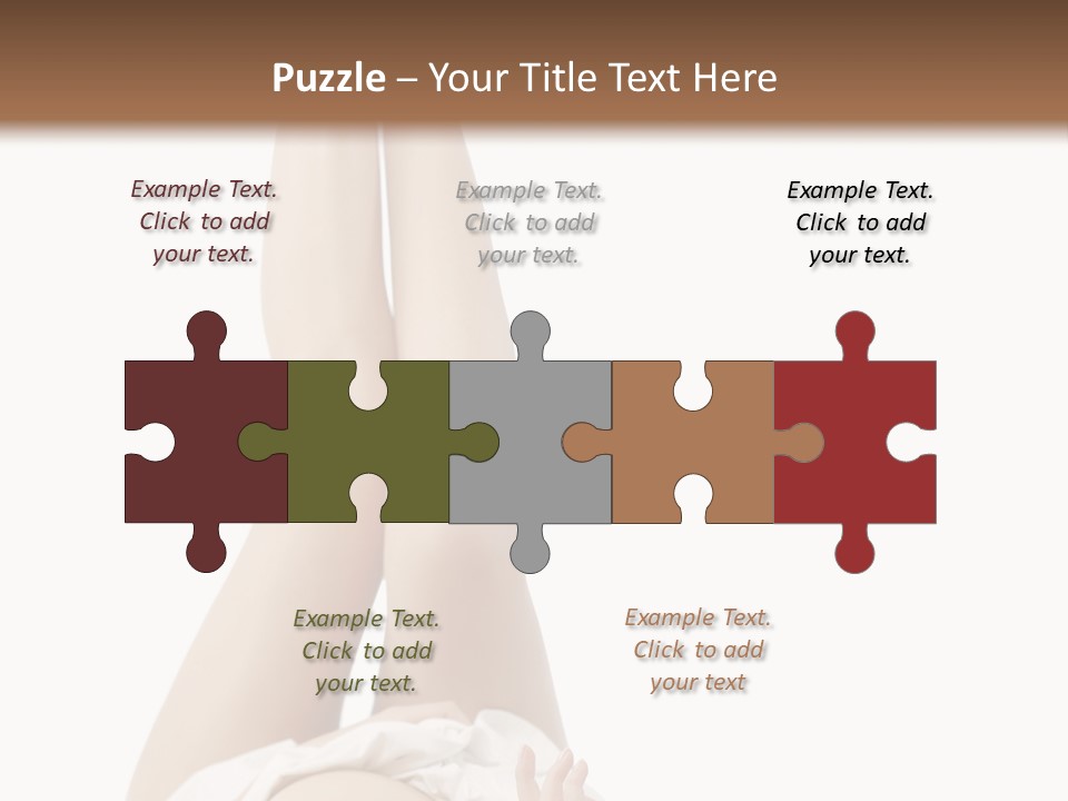 Young Slender Long PowerPoint Template