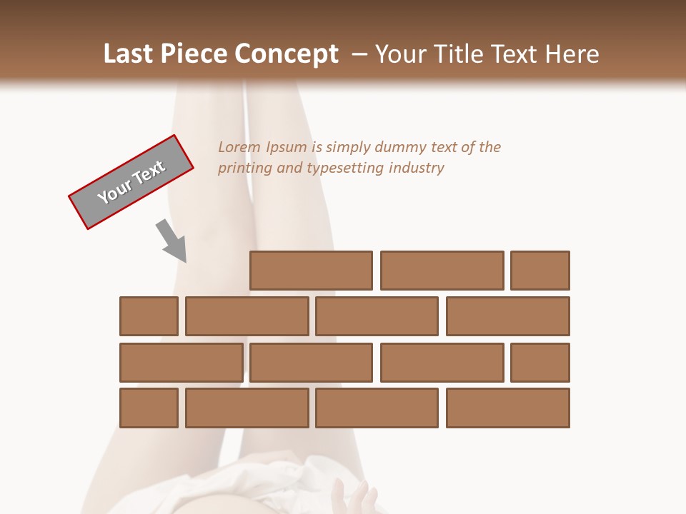 Young Slender Long PowerPoint Template