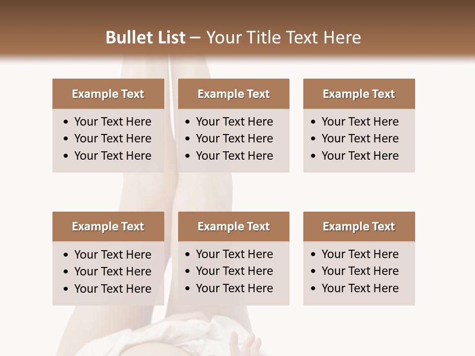 Young Slender Long PowerPoint Template