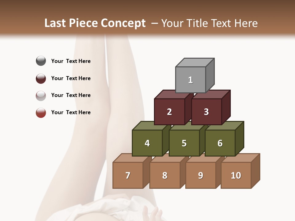 Young Slender Long PowerPoint Template