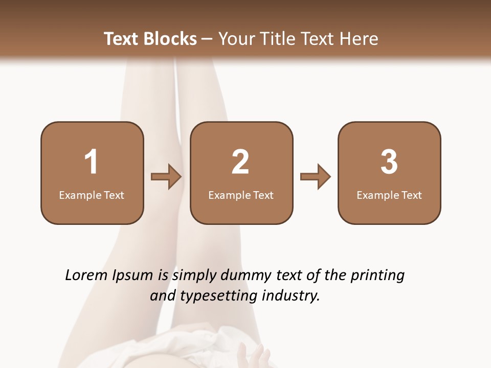 Young Slender Long PowerPoint Template