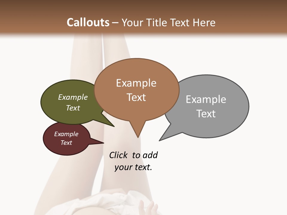 Young Slender Long PowerPoint Template