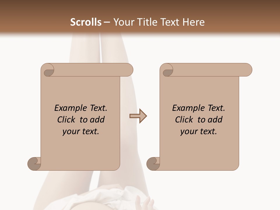 Young Slender Long PowerPoint Template