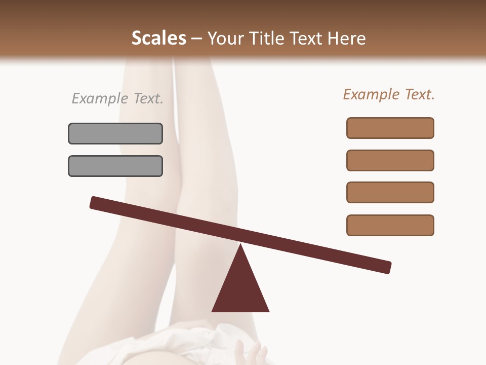 Young Slender Long PowerPoint Template