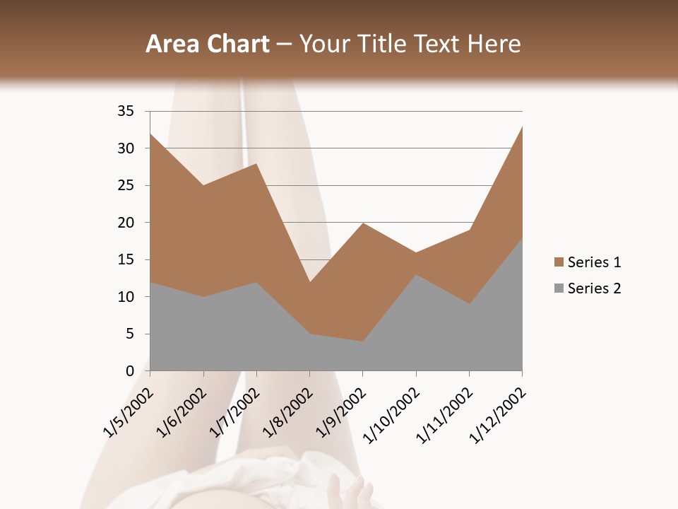 Young Slender Long PowerPoint Template