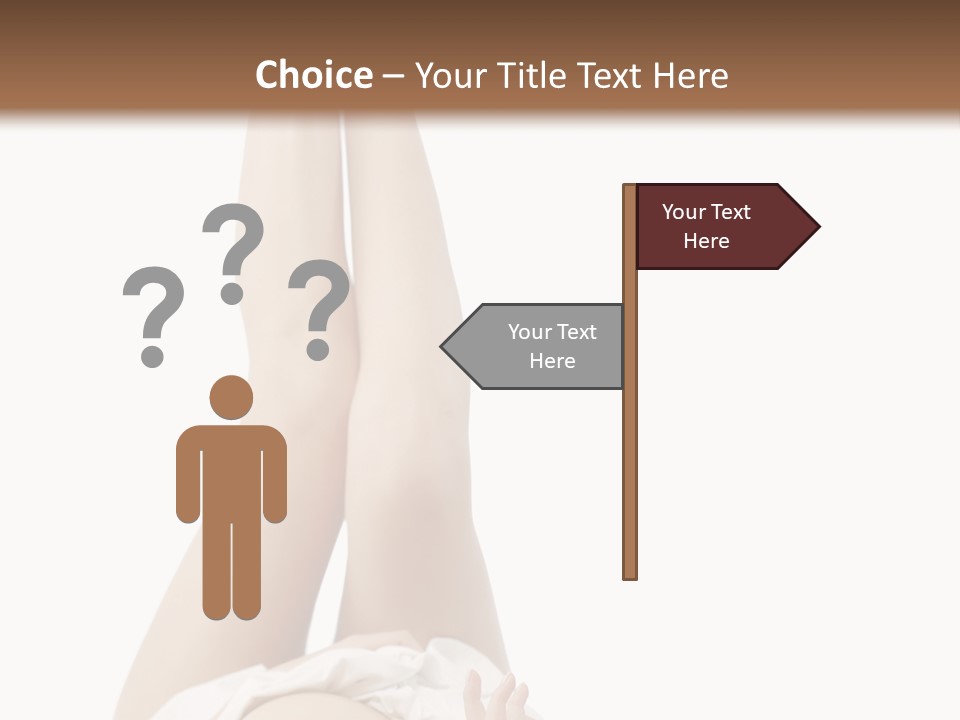 Young Slender Long PowerPoint Template