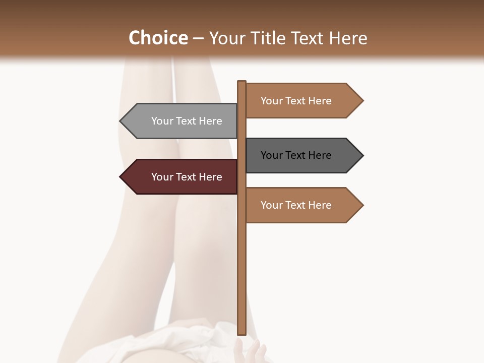 Young Slender Long PowerPoint Template
