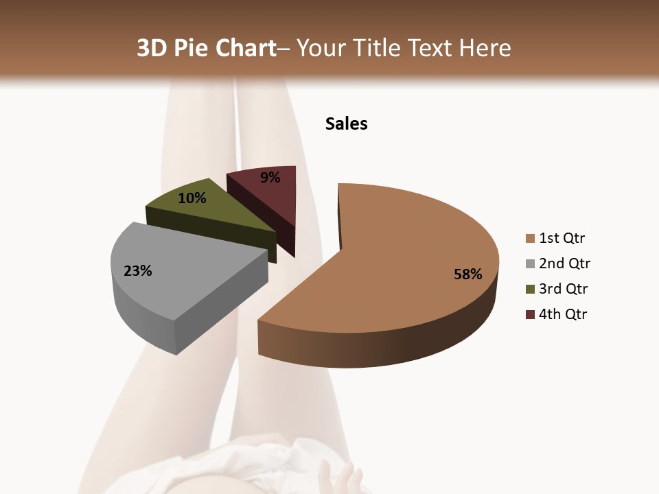 Young Slender Long PowerPoint Template