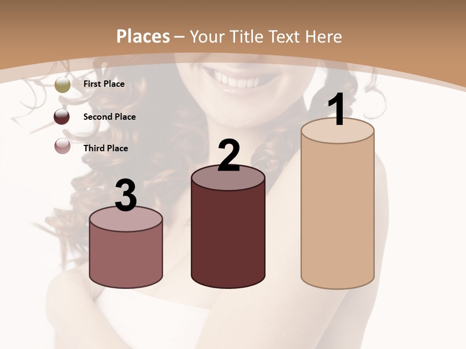 Woman Human Pure PowerPoint Template