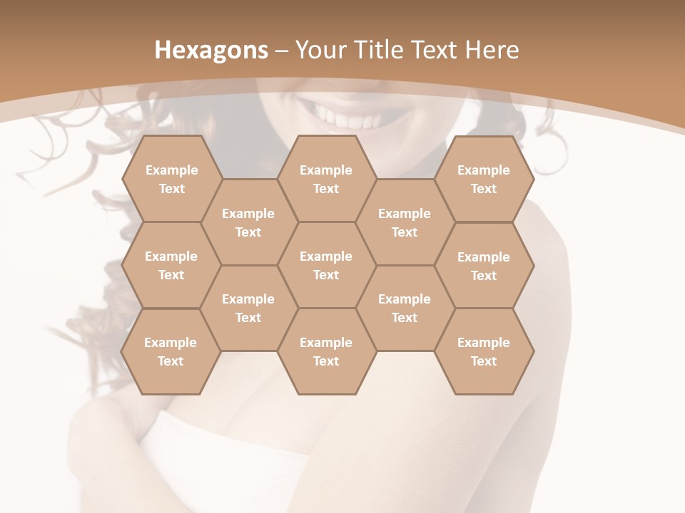 Woman Human Pure PowerPoint Template