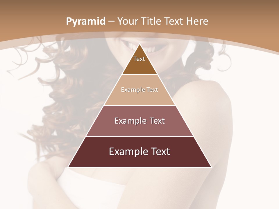 Woman Human Pure PowerPoint Template